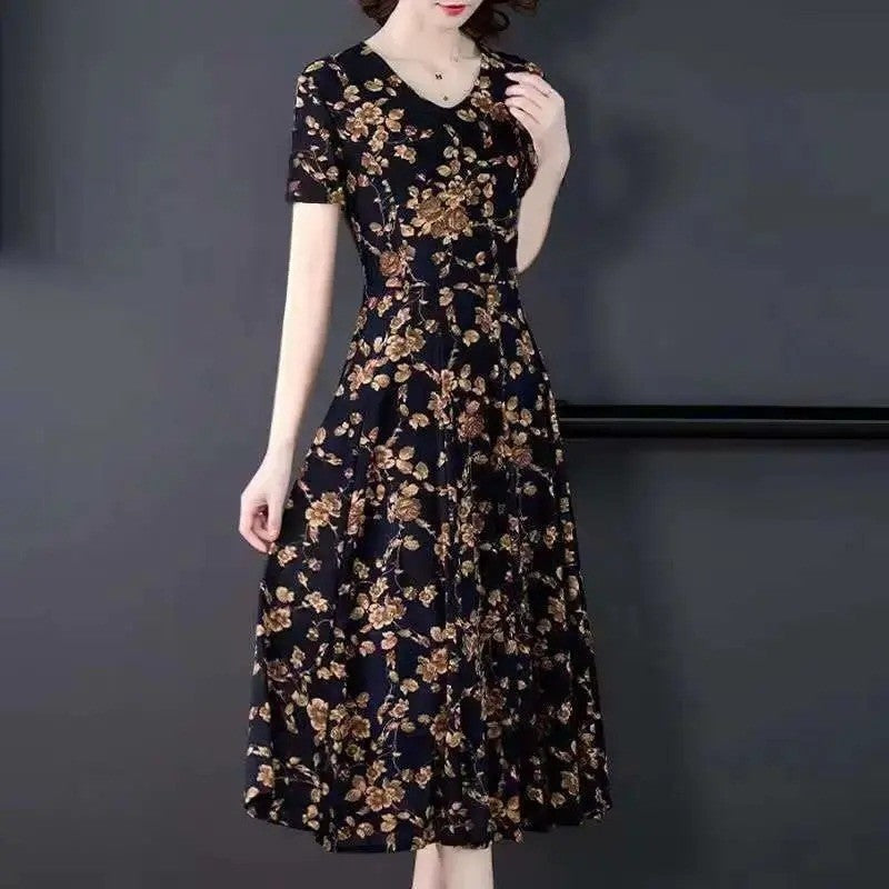 Dress High-end Western Style Plus Size Women