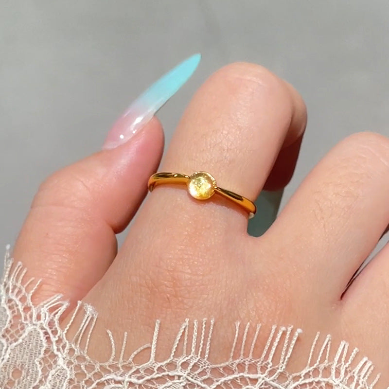 Transparent Female Adjustable Ring
