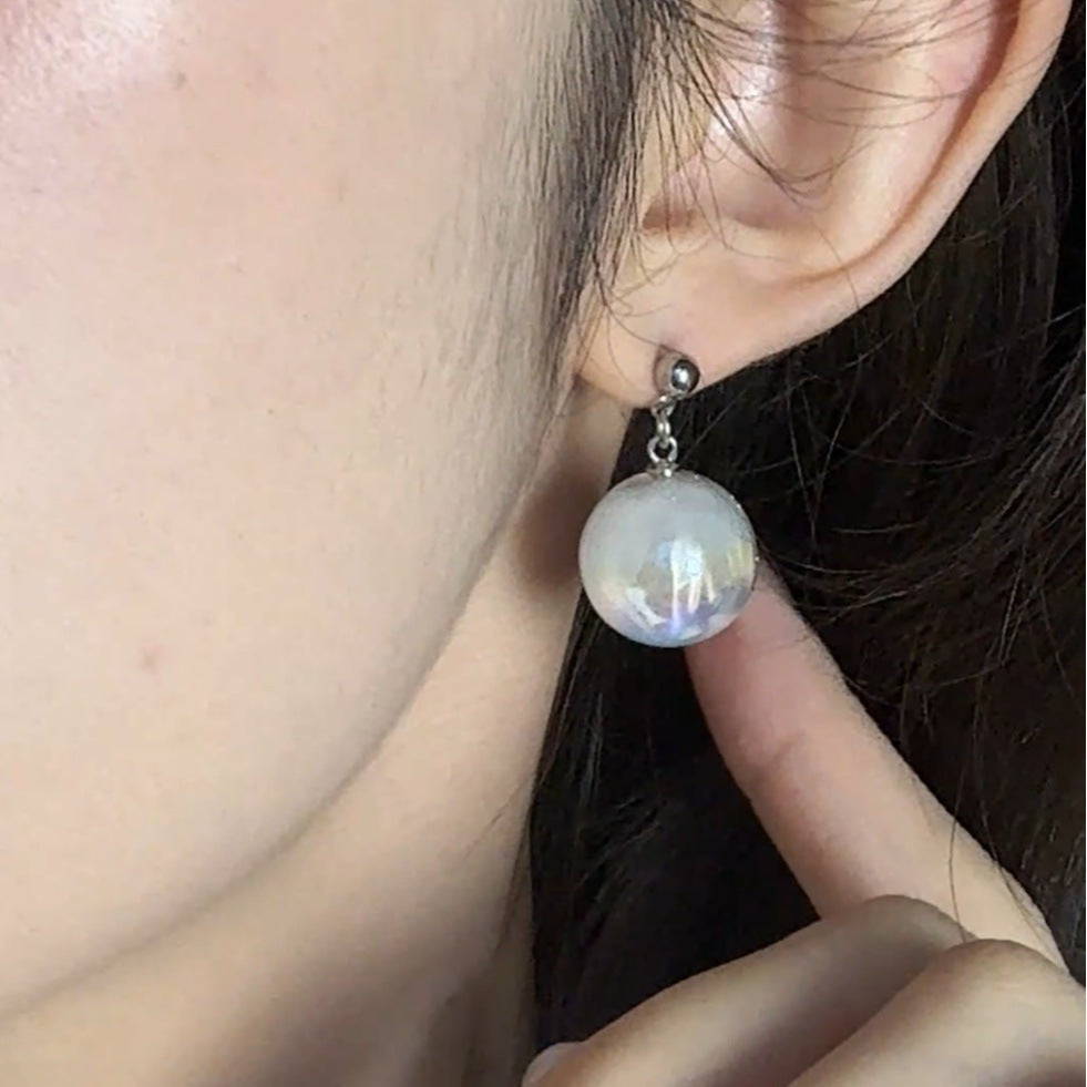 Niche Original Design Ear Studs Color Earrings