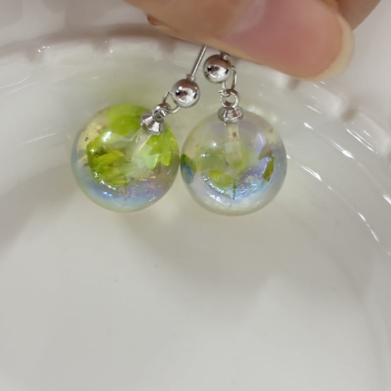 Niche Original Design Ear Studs Color Earrings